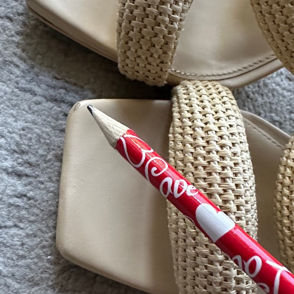 SIMKHAI Puffy Strap Raffia Sandals - Picture 6 of 15